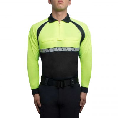 Cycling Patrol Polo Shirt Yellow/Black - XS / Yellow/Black