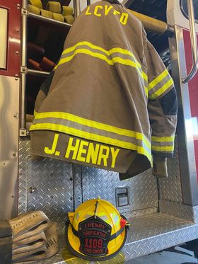 Personalized Firefighter Name Tag Panel