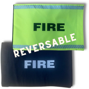 The Fire Store | Fuego Fire Center | Firefighter Gear | free shipping |  Blauer ID Arm Band (156) | Identify yourself with our reversible elasticized ID Arm Band. Hi-Vis side offers added visibility during day and overcast conditions. Customize with lettering of your choice for easy identification during incident response. 